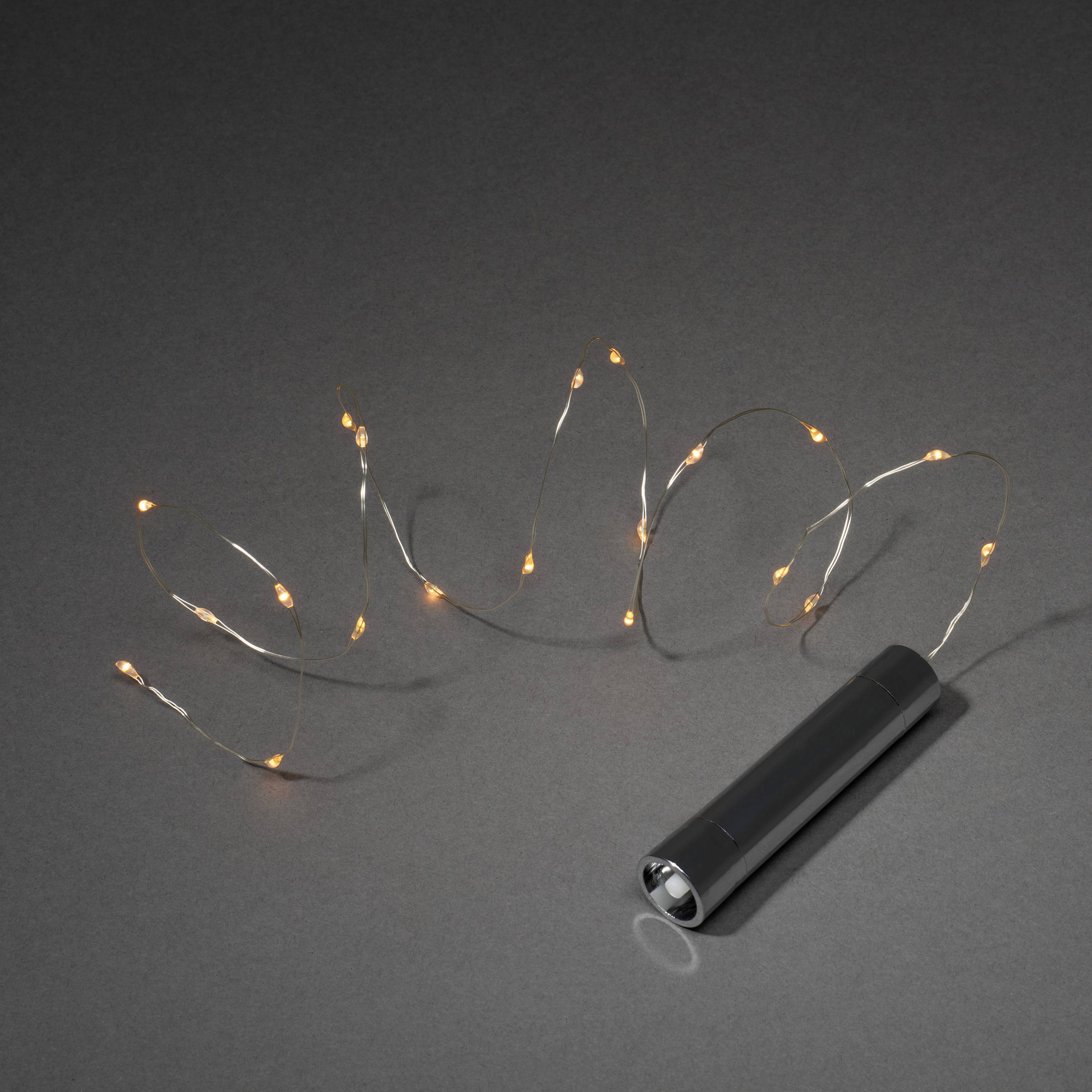 Konstsmide 1775-890 Lichterketten-System Innen batteriebetrieben Anzahl Leuchtmittel 20 LED Bernstein-2