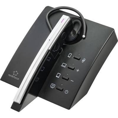 Renkforce RF-WE-510 Telefon In Ear Headset Bluetooth® Schwarz Lautstärkeregelung