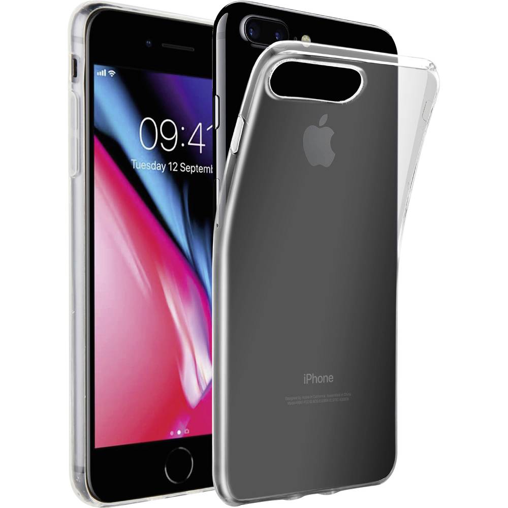 Vivanco Super Slim Backcover Apple iPhone 8 Plus, iPhone 7 Plus Transparant