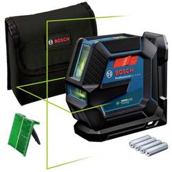 Krížová vodováha laserová vr. tašky Bosch Professional GLL 2-15 G, Dosah (max.): 15 m, Kalibrované podľa: bez certifikátu