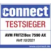 'Connect Testsieger: AVM FRITZ!Box 7590 AX, Heft 10/2021.'