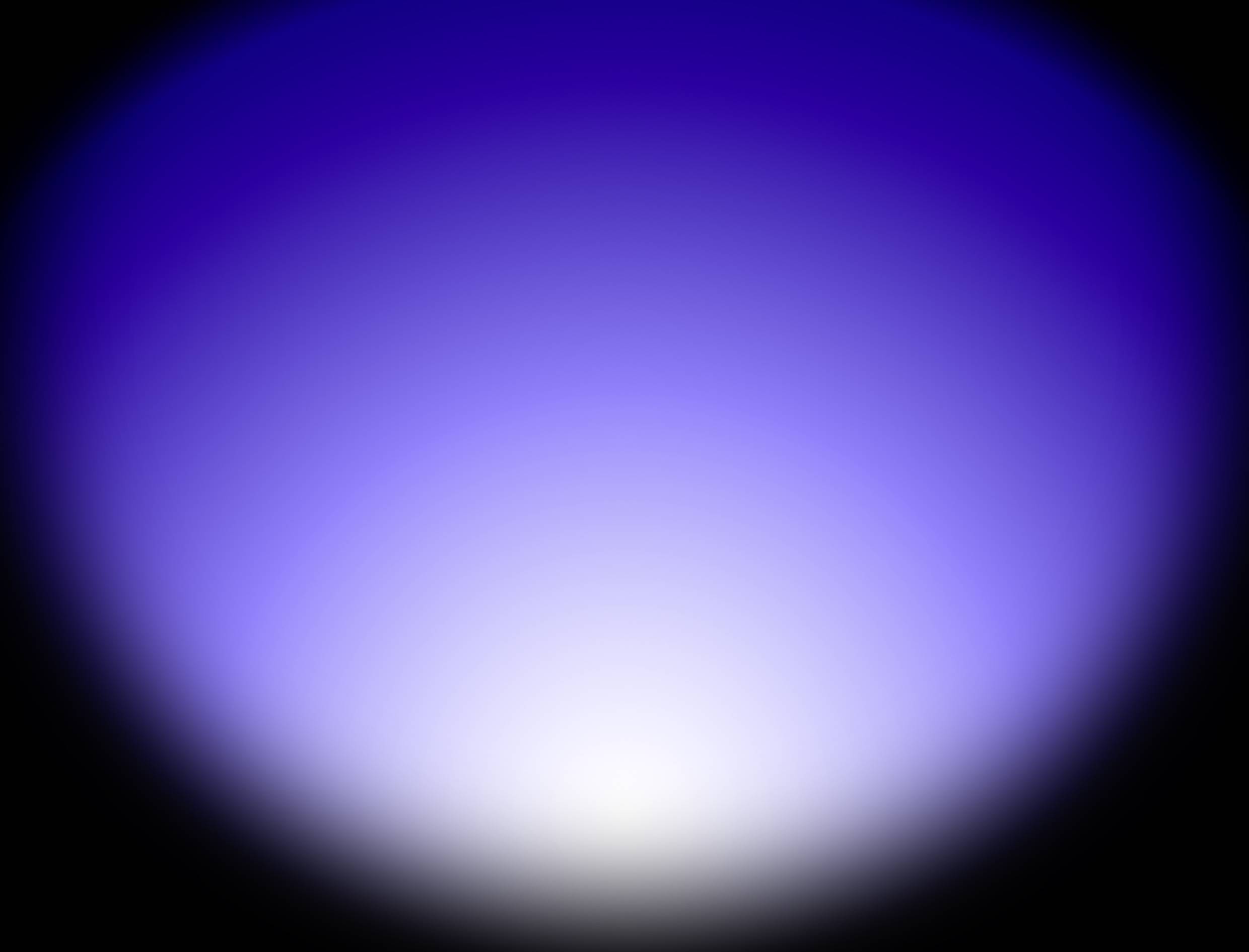 Ein Farbverlauf von dunkelblau im oberen Bereich zu hellblau und weiß im unteren Bereich, erzeugt einen strahlenden Lichtscheineffekt.