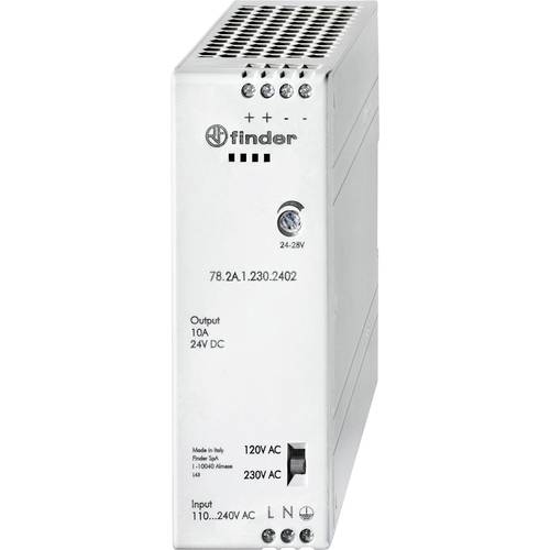 Thumbnail - Finder 78.2A.1.230.2402 Hutschienen-Netzteil (DIN-Rail) 24 V/DC 10 A 240 W Inhalt 1 St.