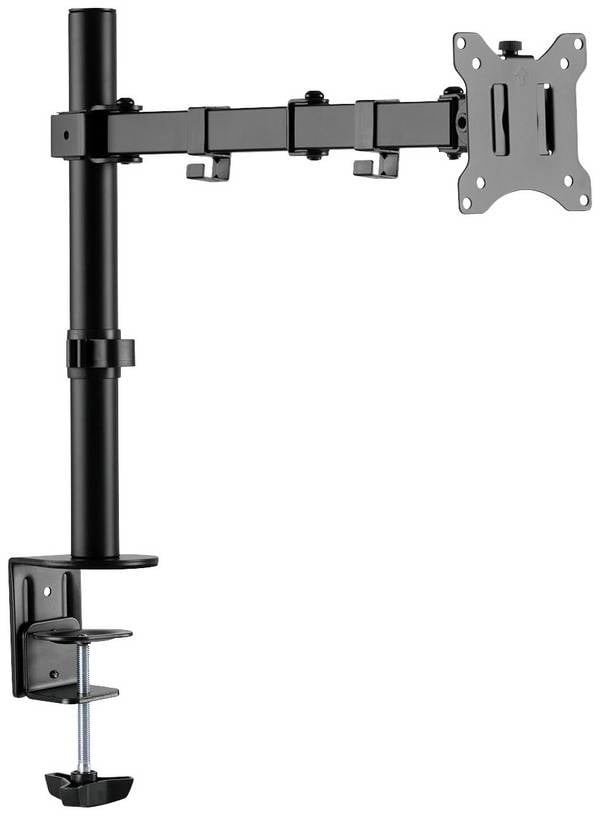 Digitus DA-90399 Monitor-Tischhalterung 1 Display(s) 33,0 cm (13") - 81,3 cm (32") Schwarz, Schwarz (matt) Drehbar, Höhenverstellbar, Neigbar, Rotierbar, Schwenkbar