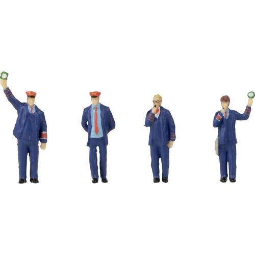 Faller H0 Bahnpersonal & Schaffnerpfiff Bemalt, Stehend