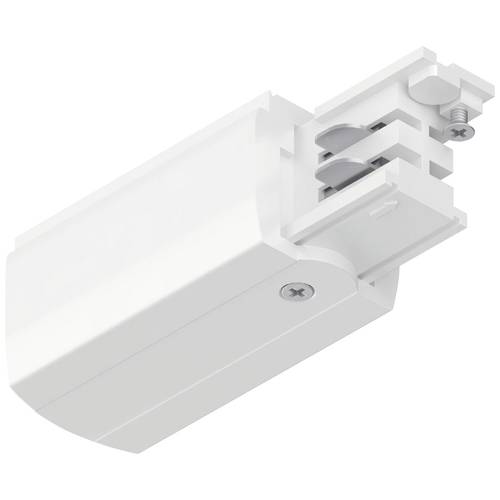 Paulmann 91361 ProRail3 End Feed Hochvolt-Schienensystem-Komponente Endeinspeiser ProRail3 Weiß