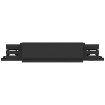Ein schwarzes, rechteckiges Bauelement mit Öffnungen an den Seiten, möglicherweise ein elektrisches oder mechanisches Modul.