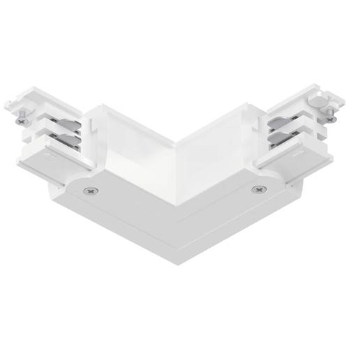 Paulmann 91372 ProRail3 L-Connect Erde Hochvolt-Schienensystem-Komponente L-Verbinder ProRail3 Weiß