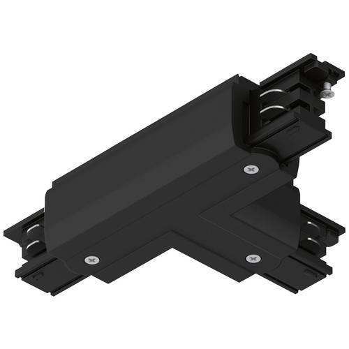 Paulmann 91380 ProRail3 T-Connect Erde Hochvolt-Schienensystem-Komponente T-Verbinder ProRail3 Schwarz