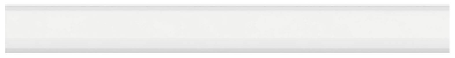 Ein blanker, weißer horizontaler Balken auf grauem Hintergrund.