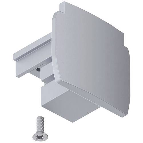 Paulmann 91382 ProRail3 Endcap Hochvolt-Seilsystem-Komponente Endkappe ProRail3 Silber