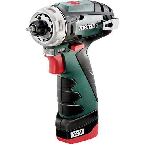 Thumbnail - Metabo POWERMAXX BS BASIC 600984500 Akku-Bohrschrauber 12 V 2.0 Ah Li-Ion inkl. 2. Akku, inkl. Ladegerät, inkl. Koffer