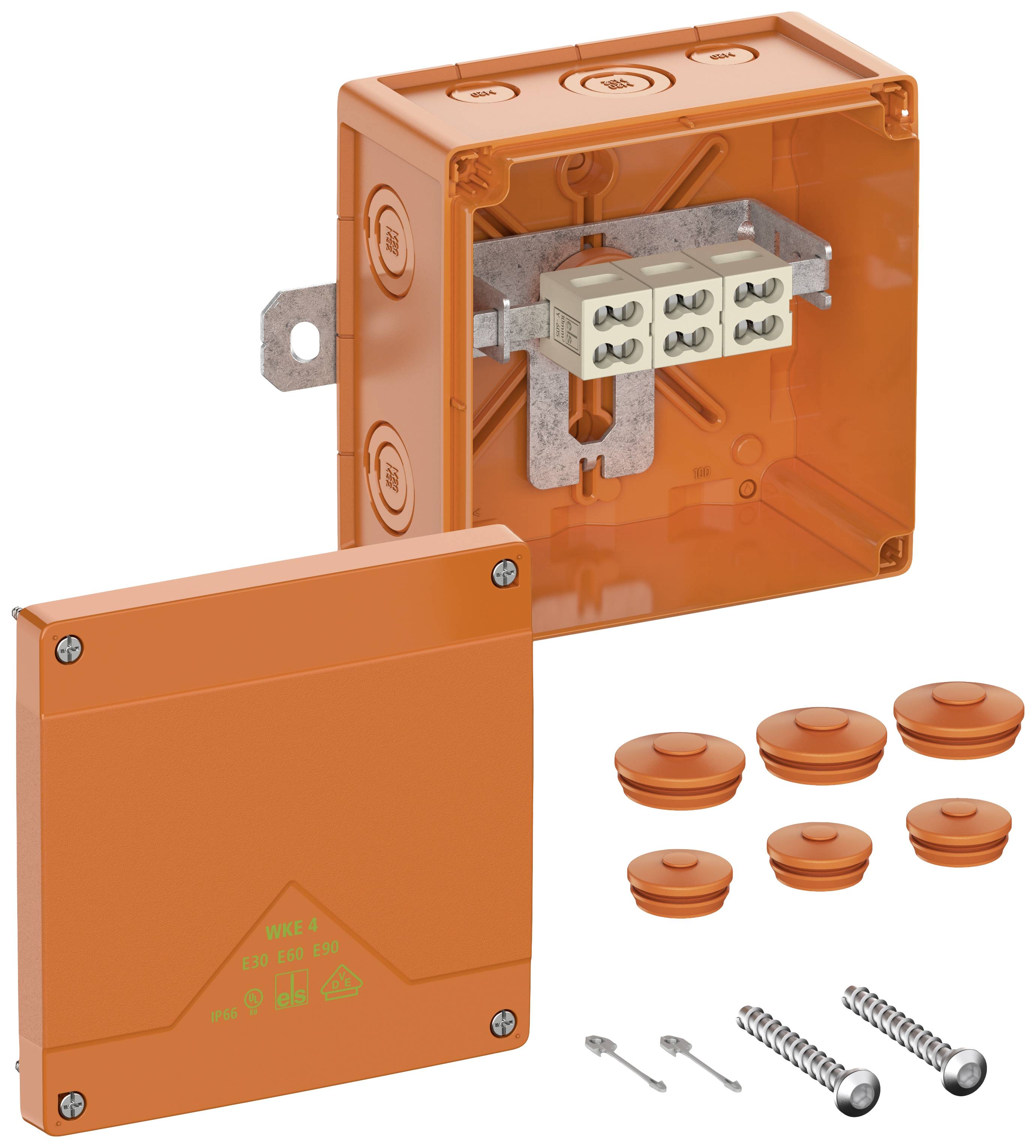 SPELSBERG WKE 4 - Duo 3 x 10² Kabelabzweigkasten WKE 4-Duo 86750001