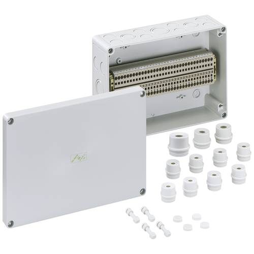 Spelsberg RKi 4/34 SL-34x4q Reihenklemmen-Gehäuse 180 x 254 x 90 Kunststoff Grau 1 St.