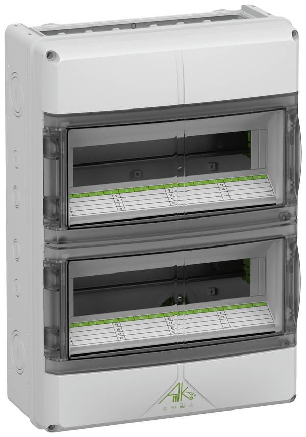 Spelsberg 73352801 AK-F 28 Kleinverteiler Anzahl Teilungen = 28 Anzahl Reihen = 2 Inhalt 1 St.