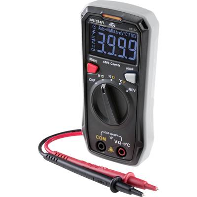 Multimetro Digitale VOLTCRAFT VC-22 SE - CAT III 600V, Con Rilevazione Campi Elettrici Senza Contatto - Foto 6