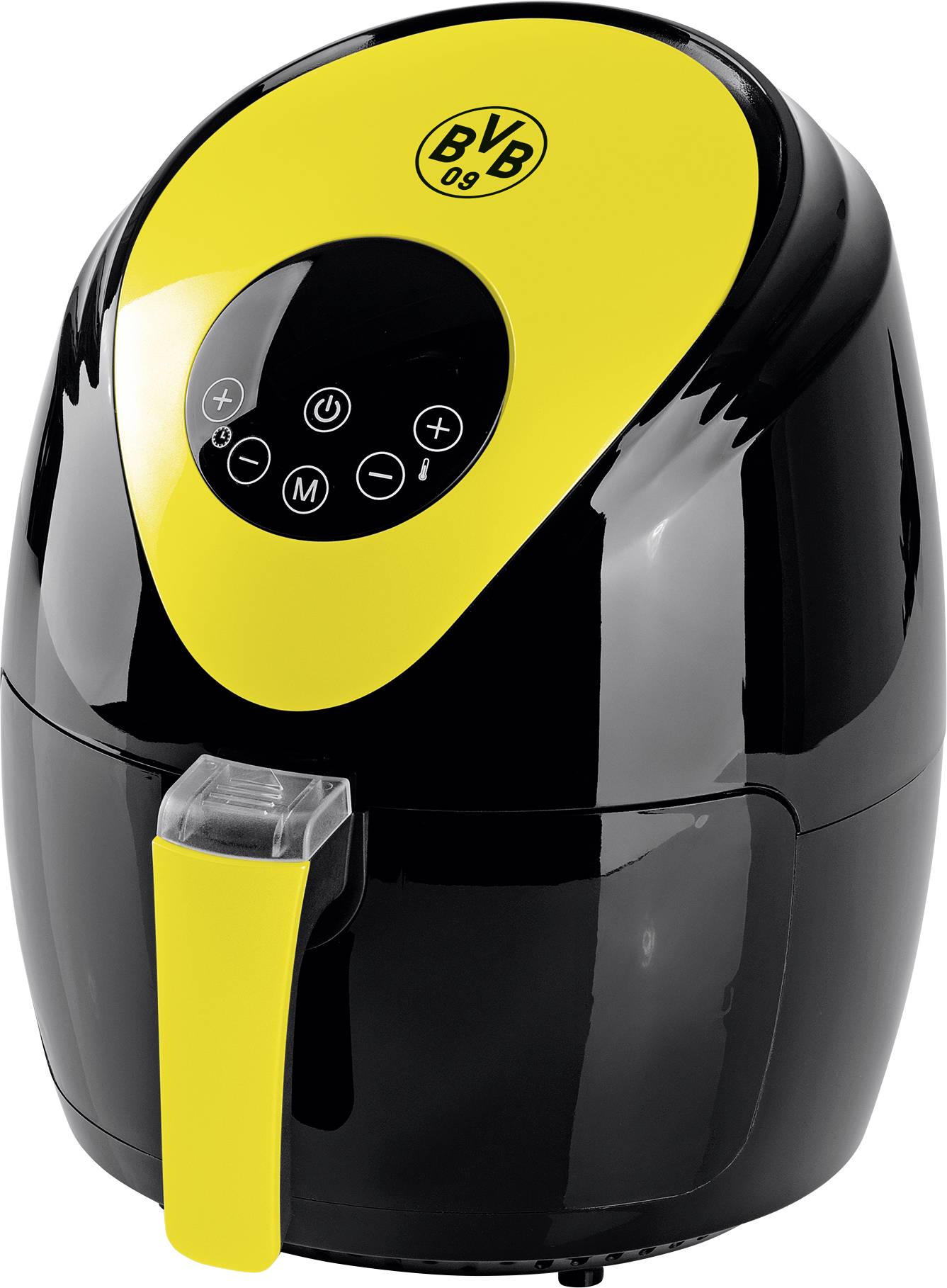 BVB Heißluft-Fritteuse horkovzdušná fritéza, 1 500 W, žlutá, černá
