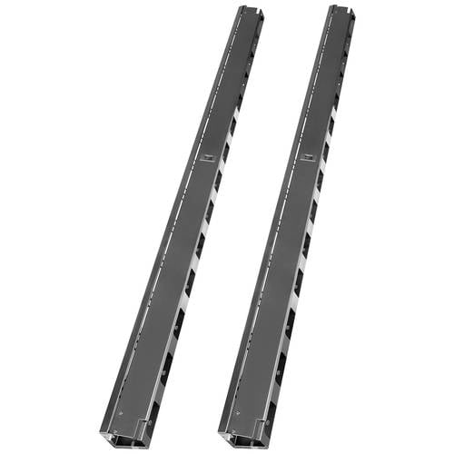 Digitus DN-19 ORG-42U-B 19 Zoll Kabelhalter 42 HE Geeignet für Schranktiefe: ab 300 mm Schwarz, Schwarz (RAL 9005)