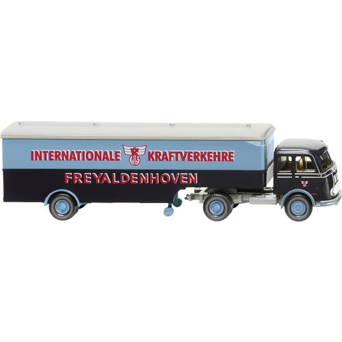 Wiking 051324 H0 LKW Modell Mercedes Benz Pullman Koffersattelzug Freyaldenhoven