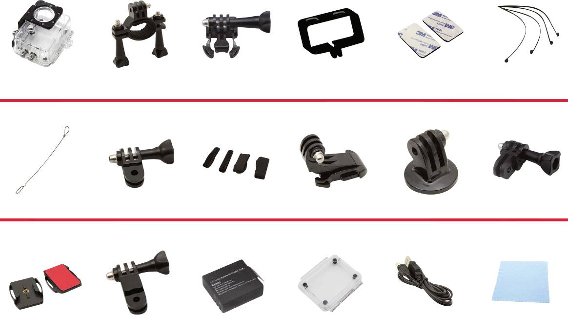 AgfaPhoto Action Cam Action Cam 4K, Wasserfest, WLAN, Zeitlupe/Zeitraffer-7