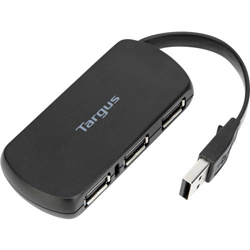 Targus ACH114EU USB-Hub 4 Port USB-A USB 2.0 480 MBit/s Schwarz ACH114EU