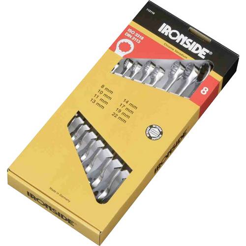 IRONSIDE 112110 Ring-Maulschlüssel-Satz Schlüsselweite (Metrisch) 22 - 23 mm