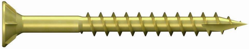 REISSER Spanplattenschrauben R2 plus Senkkopf TX Teilgewinde Stahl gelb verzinkt 5,0 x 80 - 200 Stück