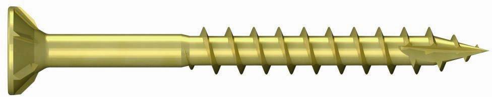 REISSER Spanplattenschrauben R2 Senkkopf PZ Teilgewinde Stahl gelb verzinkt 5,0 x 80 - 200 Stück