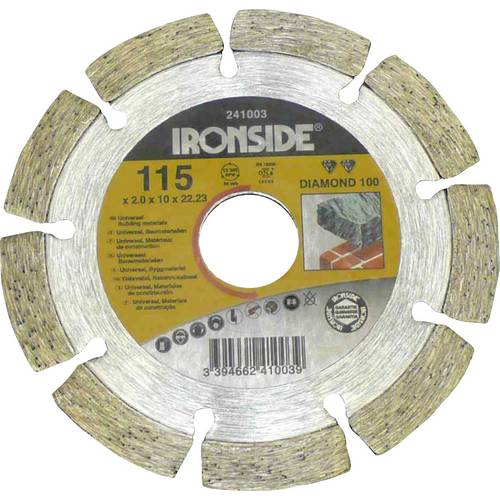 IRONSIDE 241003 Diamantscheibe Durchmesser 115 mm 1 St.