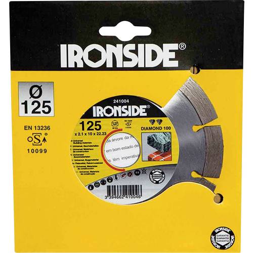 Thumbnail - IRONSIDE 241004 Diamanttrennscheibe Durchmesser 125 mm 1 St.