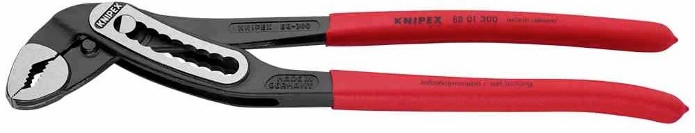 KNIPEX 88 01 300 SB Alligator® Wasserpumpenzange mit rutschhemmendem Kunststoff überzogen schwarz atramentiert 300 mm