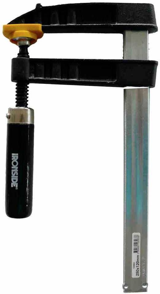 Schraubzwinge 300 x120mm 30 x 8 IRONSIDE 123064 Produktabmessung, Länge: 300 mm