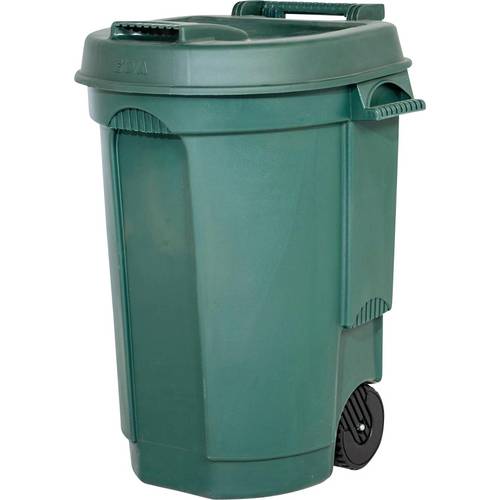 EDA 10633 Mülltonne 110 l Polypropylen (L x B x H) 58 x 55 x 81 cm Grün N/A 1 St.