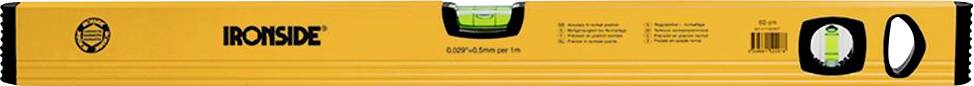 IRONSIDE 100233 Leichtmetall-Wasserwaage