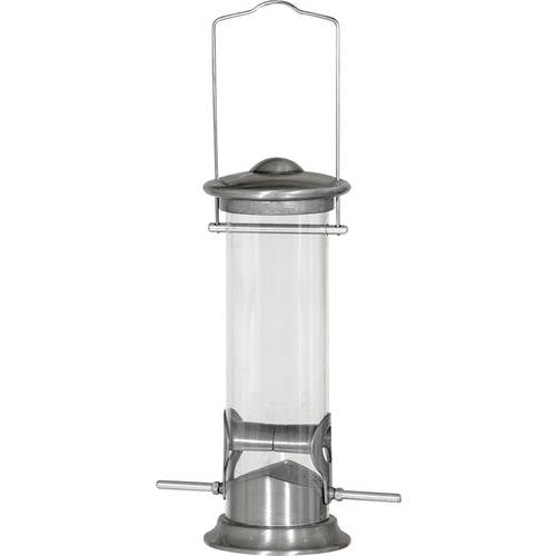 Thumbnail - Siena Garden 283773 Vogelfuttersäule Aluminium Line für Mischfutter, 24cm 1 St.