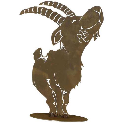 Thumbnail - Siena Garden Dekofigur Steinbock Stahlblech Braun