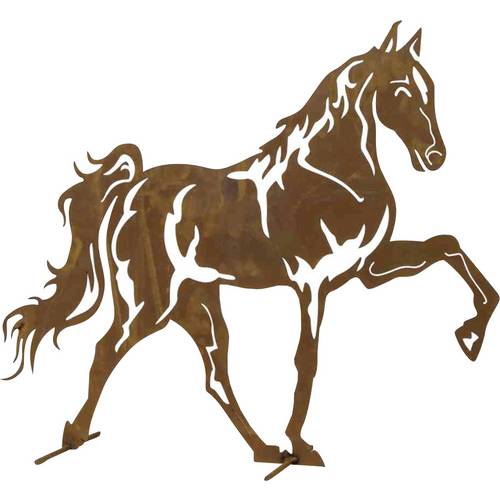 Thumbnail - Siena Garden Dekofigur Mustang Stahlblech Braun