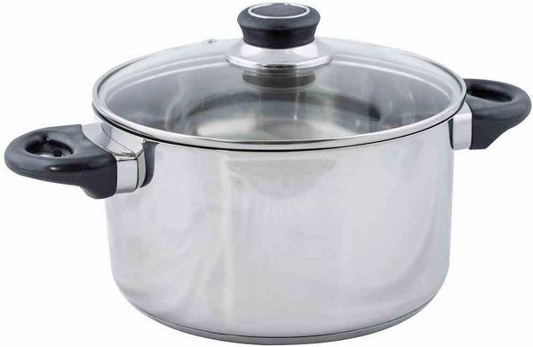 Krüger Haushaltswaren 101024DE Denver Kochtopf 24 cm
