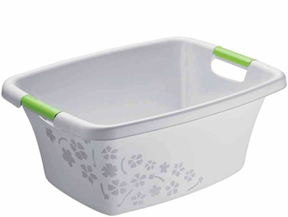 Wanne Flowers 50 l grau 65,1 x 48,6 x 26,2 cm