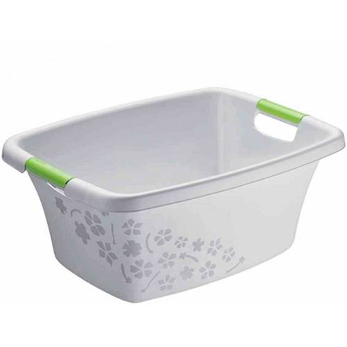 Wanne Flowers 50 l grau 65,1 x 48,6 x 26,2 cm