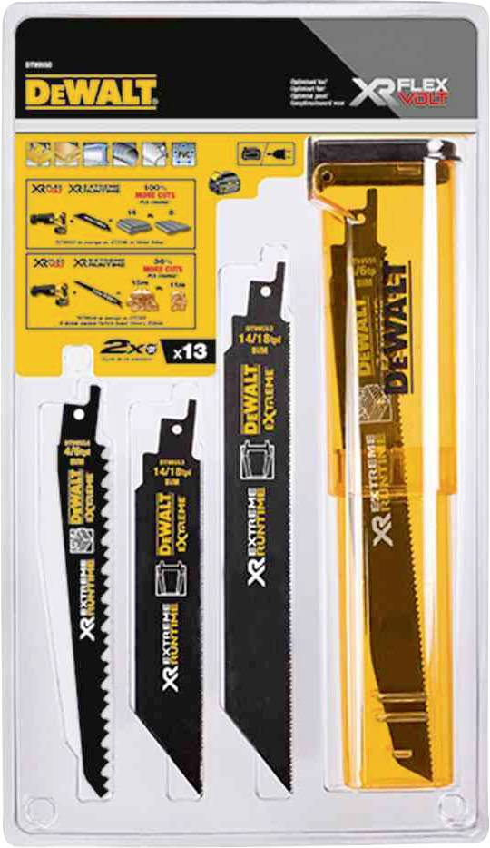 Dewalt DT 99550 Säbelsägeblatt Set 13 teilig