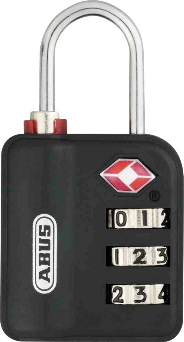 ABUS 530937 Vorhängeschloss TSA Anthrazit Zahlenschloss