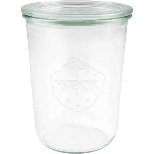 WECK 743 Sturzform-Glas 6er-Karton 3/4 l ohne Ringe und Klammern