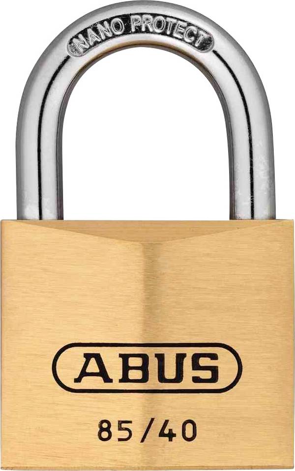 Zylindervorhangschloss 85/40 Schlosskörper-B.40mm MS versch.-schl.ABUS