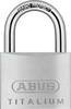 Zylindervorhangschloss 64TI/50 Schlosskörper-B.50mm Titalium versch.-schl.ABUS