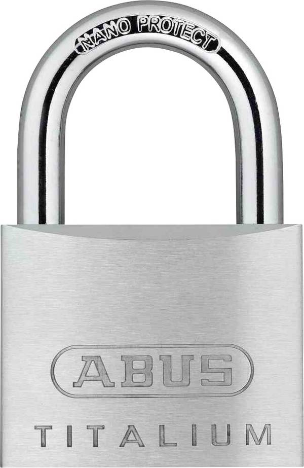 Zylindervorhangschloss 64TI/50 Schlosskörper-B.50mm Titalium versch.-schl.ABUS