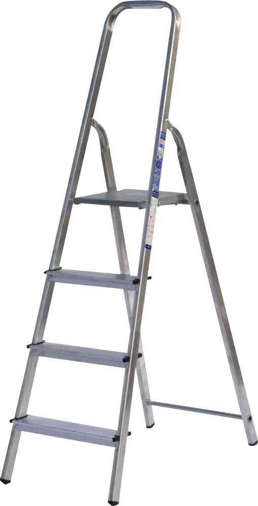 Alpfa 800868 Aluminium Stufen-Stehleiter Arbeitshöhe (max.): 2.58 m