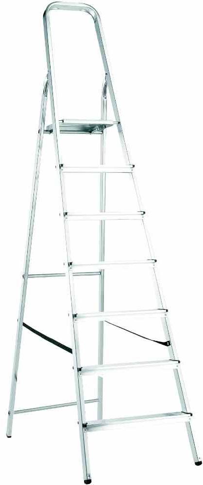 Alpfa 800075 Aluminium Stufen-Stehleiter Arbeitshöhe (max.): 3.24 m