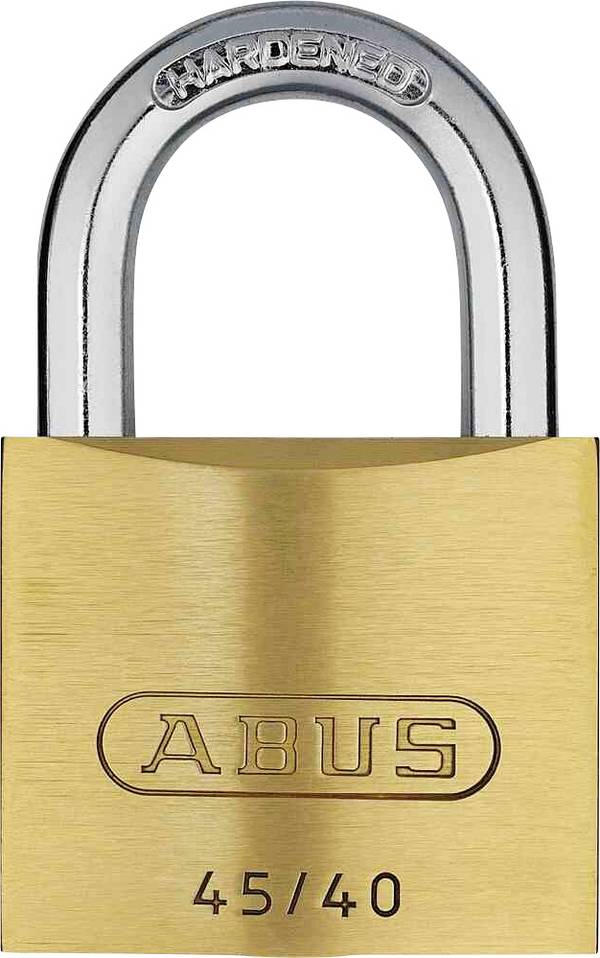 Zylindervorhangschloss 45/40 Schlosskörper-B.39mm MS versch.-schl.ABUS