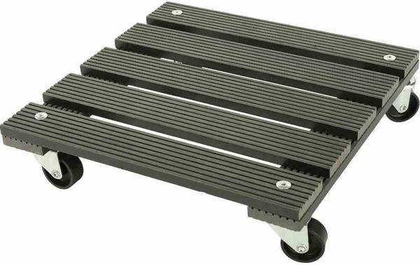Siena Garden K79429  Transportroller WPC  Traglast (max.): 60 kg 30 cm x 30 cm  Anzahl Lenkrollen 4